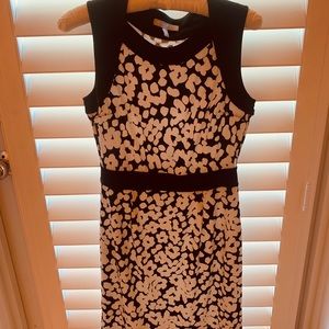 Banana Republic Black and white flowered dress